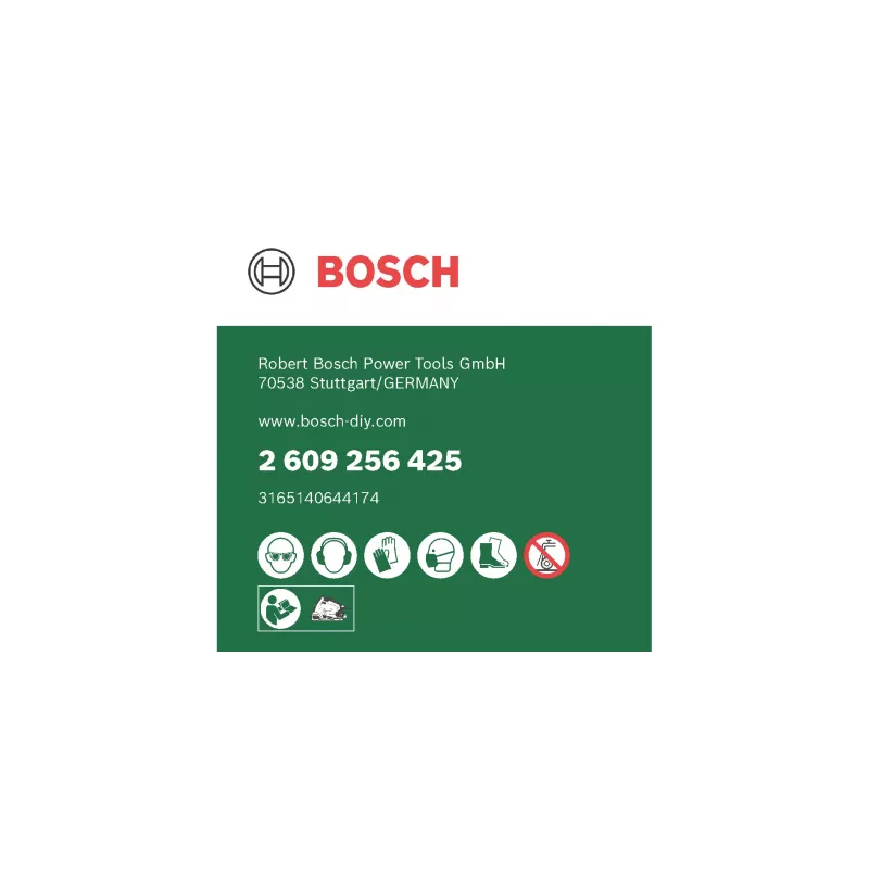 Bosch 2 609 256 425 cirkelzaagblad 6,5 cm 1 stk.