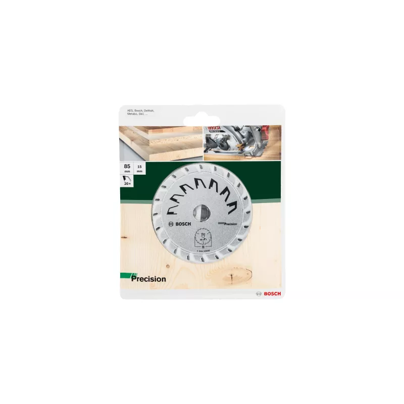 Cirkelzaagblad Bosch 85 x 15 mm 2609256D81 voor houtsnede