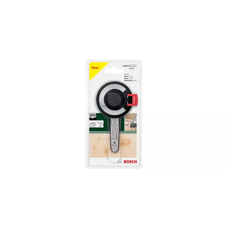 Zaagbladaccessoire Bosch nanoBLADE Wood Basic 50 — vervangzaagblad voor hout, model 2609256D83