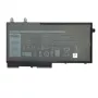 Batterij Dell 42Wh 3-cell lithium-ion 27W58 — vervangende laptopaccu, 42Wh, 3 cellen