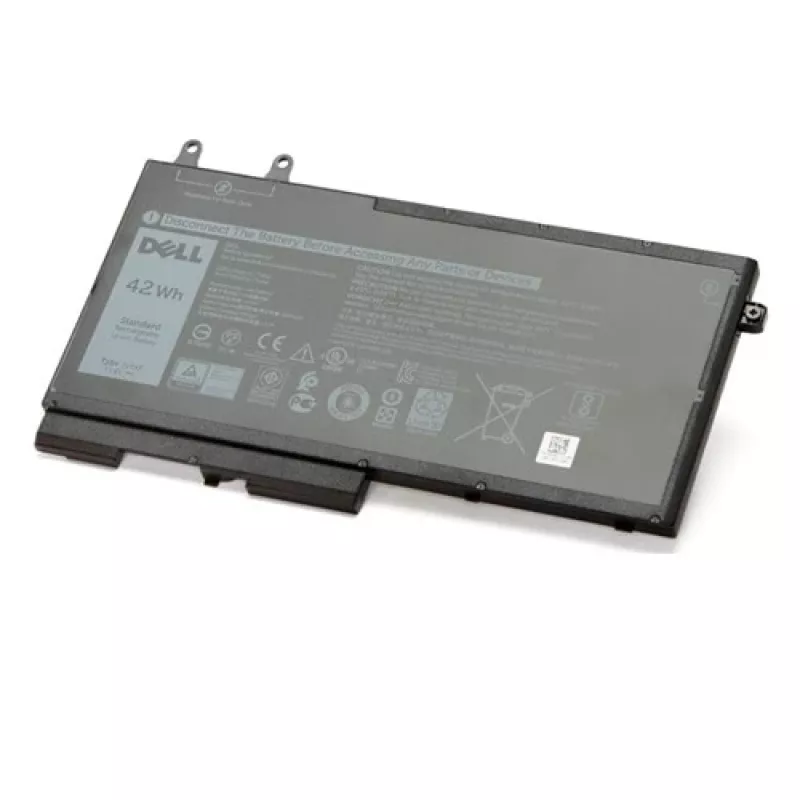 Batterij Dell 42Wh 3-cell lithium-ion 27W58 — vervangende laptopaccu, 42Wh, 3 cellen