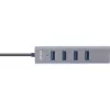 InLine USB-C 3.2 multi-hub (4x USB-A 5Gb/s), OTG, aluminium behuizing