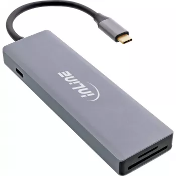 InLine USB 3.2 USB-C multi-hub (3x USB-A + USB-C) - kaartlezer - HDMI - OTG