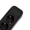 Verlengsnoer Bachmann PRIMO 2 2m 6 AC-uitgangen indoor zwart
