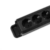 Verlengsnoer Bachmann PRIMO 2 2m 6 AC-uitgangen indoor zwart