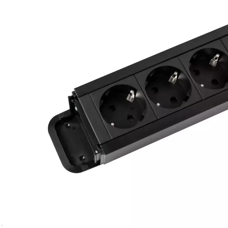 Verlengsnoer Bachmann PRIMO 2 2m 6 AC-uitgangen indoor zwart