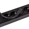 Verlengsnoer Bachmann PRIMO 2 2m 6 AC-uitgangen indoor zwart