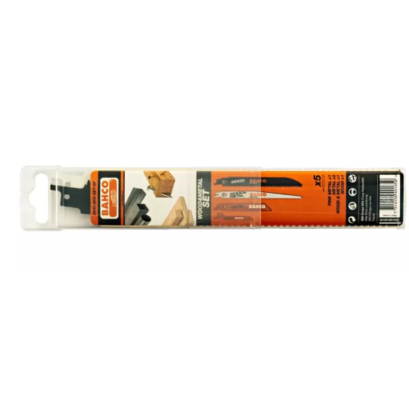 Zaagblad Bahco 3940-MIX-SET-5P
