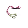 BlueOptics 3HE13896AA-5-BO MPO naar 4x LC Duplex breakout patchkabel, OM4 50/125 µm, LC/UPC, 5 m