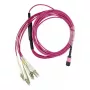 BlueOptics 3HE13896AA-7.5-BO MPO naar 4x LC Duplex breakout patchkabel, OM4 50/125 µm, LC/UPC, 7,5 m