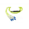 BlueOptics InfiniBand/glasvezelkabel 10 m MPO 4x LC LC/APC
