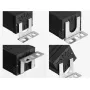 Verlengsnoer Bachmann CONNECT LINE 2 m 8 AC-stopcontacten indoor zwart