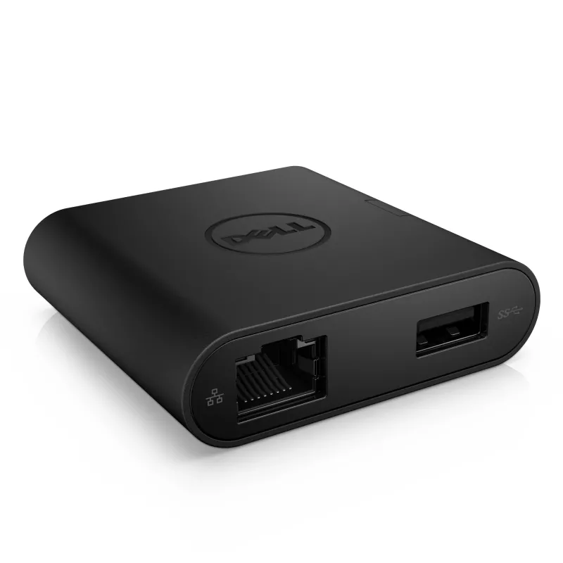 USB-C hub DELL USB-C - HDMI / VGA / Ethernet / USB 3.0 zwart