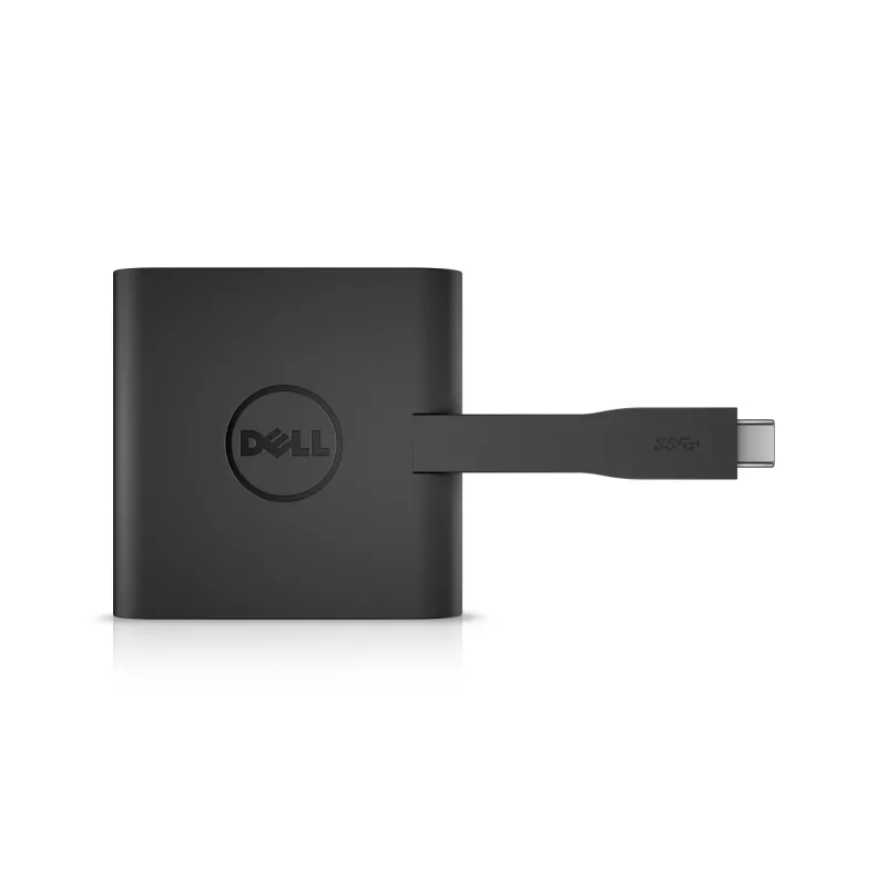 USB-C hub DELL USB-C - HDMI / VGA / Ethernet / USB 3.0 zwart