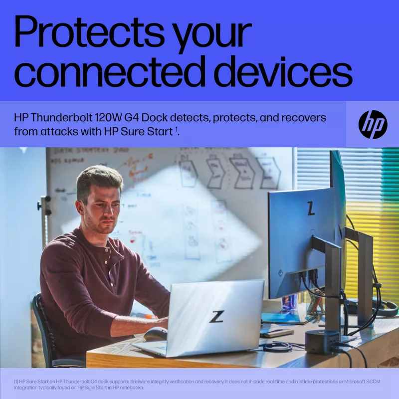 HP Thunderbolt Dock 120W G4 bedrade dockingstation zwart