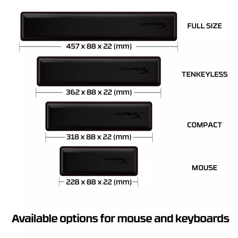 HyperX polssteun – muis