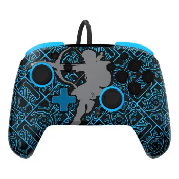 PDP Nintendo Switch Sheikah Shoot REMATCH GLOW controller, gamepad, Nintendo Switch, Nintendo Switch Lite, Nintendo Switch OLED, D-pad, home-knop, analoog/digitaal, bedraad, USB