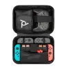 PDP Commuter Case - Elite Edition, hoes, Nintendo, zwart, grijs, Nintendo Switch, Nintendo Switch Lite, Nintendo Switch OLED, valbestendig, krasbestendig, rits