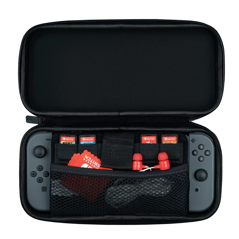 PDP 500-141-EU draagbare spelconsole-tas hardcase Nintendo grijs