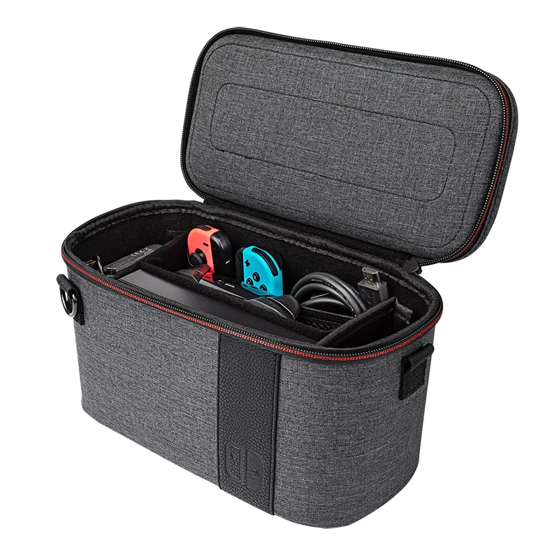 PDP 500-141-EU draagbare spelconsole-tas hardcase Nintendo grijs