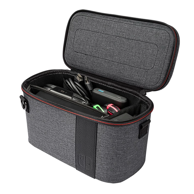 PDP 500-141-EU draagbare spelconsole-tas hardcase Nintendo grijs