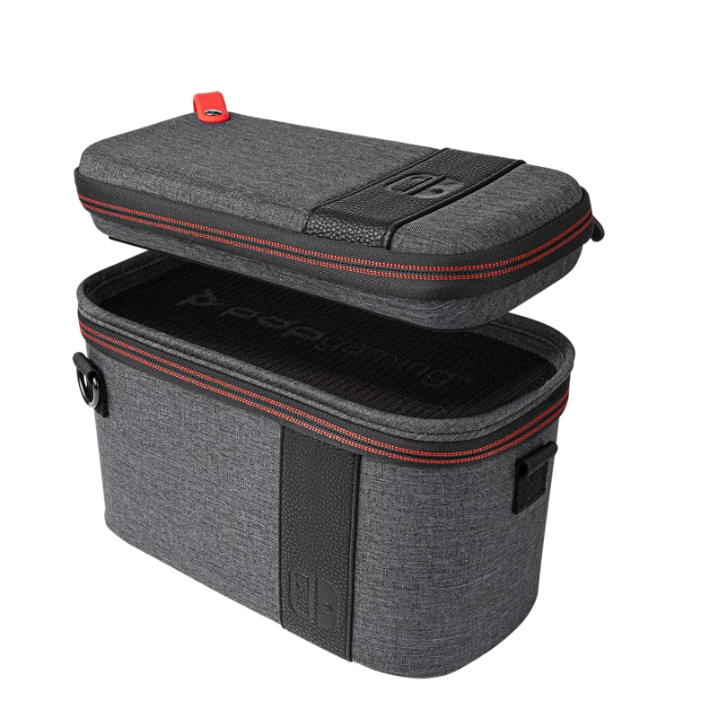 PDP 500-141-EU draagbare spelconsole-tas hardcase Nintendo grijs