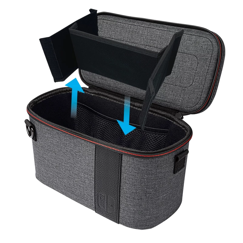PDP 500-141-EU draagbare spelconsole-tas hardcase Nintendo grijs