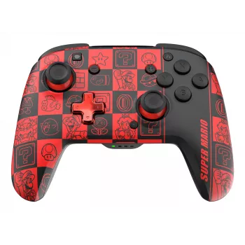 PDP REMATCH GLOW zwart, groen, rood gamepad analoog/digitaal Nintendo Switch, Nintendo Switch OLED