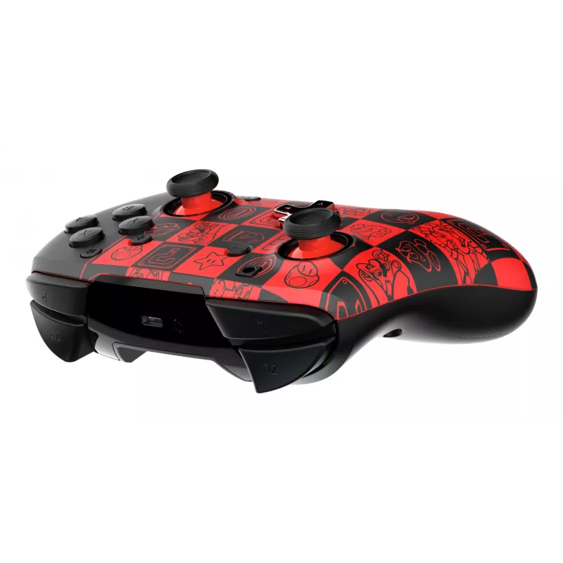 PDP REMATCH GLOW zwart, groen, rood gamepad analoog/digitaal Nintendo Switch, Nintendo Switch OLED