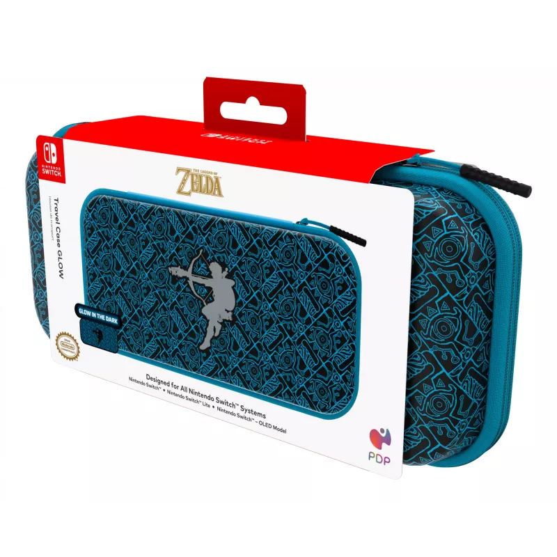 PDP Travel Case GLOW: Sheikah Shoot, voor Nintendo Switch, Nintendo Switch Lite, Nintendo Switch – OLED-model