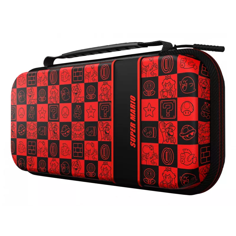 PDP Travel Case Plus GLOW: Super Icon, voor Nintendo Switch, Nintendo Switch Lite, Nintendo Switch – OLED-model
