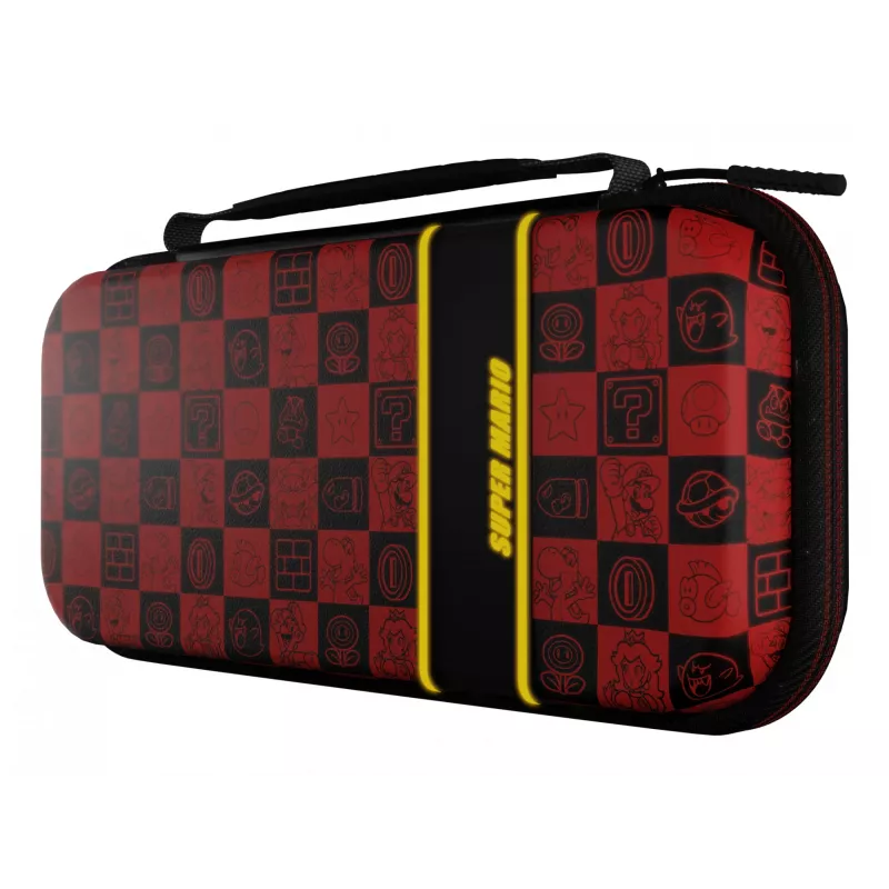 PDP Travel Case Plus GLOW: Super Icon, voor Nintendo Switch, Nintendo Switch Lite, Nintendo Switch – OLED-model