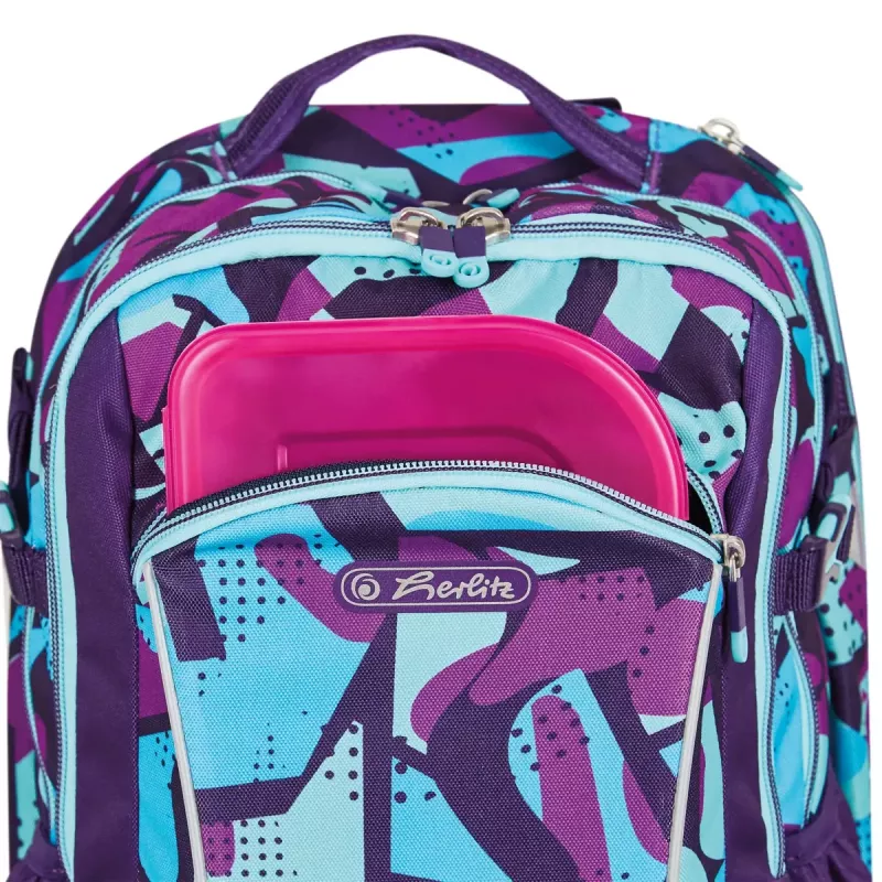 Schoolrugzak Herlitz Ultimate CamoPurple
