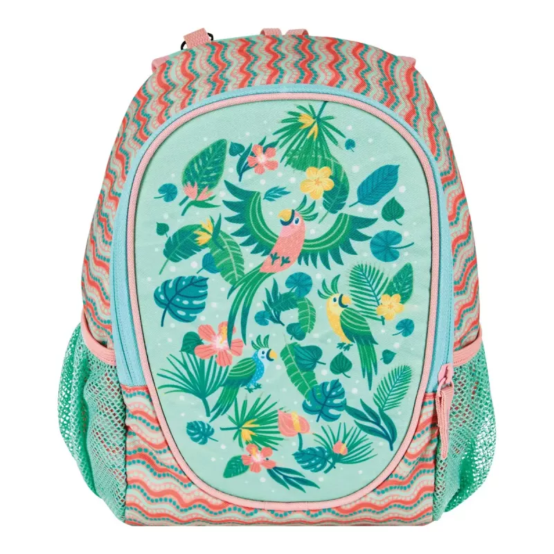 Schoolrugzak Herlitz Rookie Sweet Jungle groen perzik polyester