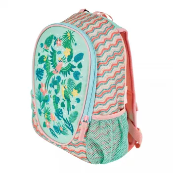 Schoolrugzak Herlitz Rookie Sweet Jungle groen perzik polyester