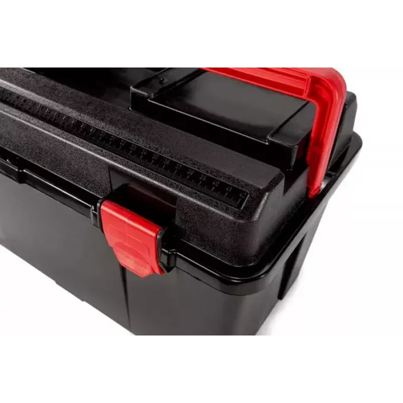 Parat 5811000391 kleinmateriaal- / gereedschapskoffer, polypropyleen, zwart-rood