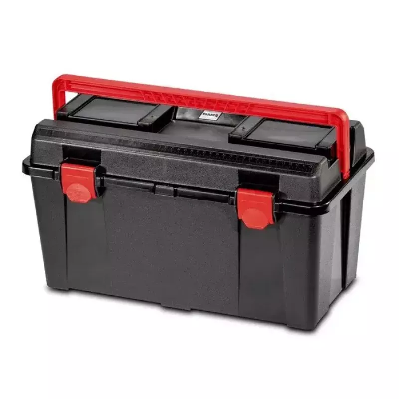 Parat 5811000391 kleinmateriaal- / gereedschapskoffer, polypropyleen, zwart-rood