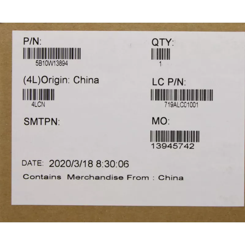 Interne laptopaccu Lenovo 3 cellen 45 Wh 4120 mAh model 5B10W13894
