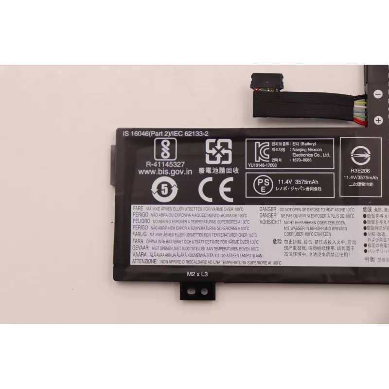 Interne laptopaccu Lenovo 3 cellen 42Wh Li-Ion model 5B10W13946