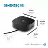 HP USB-C Dock G5, bedraad, USB 3.2 Gen 1 (3.1 Gen 1) Type-C, zwart, USB, USB Type-C, Windows 10, Windows 7