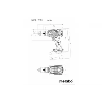 Pistoolboormachine Metabo SB 18 LTX BL I