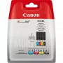 Canon CLI-551 BK/C/M/Y inktpatronen-multipack, standaardcapaciteit, zwart, cyaan, magenta, geel, 4 stuks, multipack