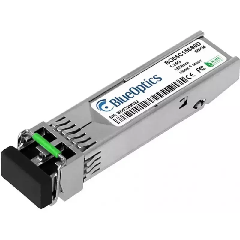 Glasvezel-transceivermodule BlueOptics 740-031849-BO SFP LC aluminium 20g
