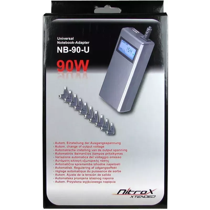 Netadapter/omvormer Inter-Tech NB-90U