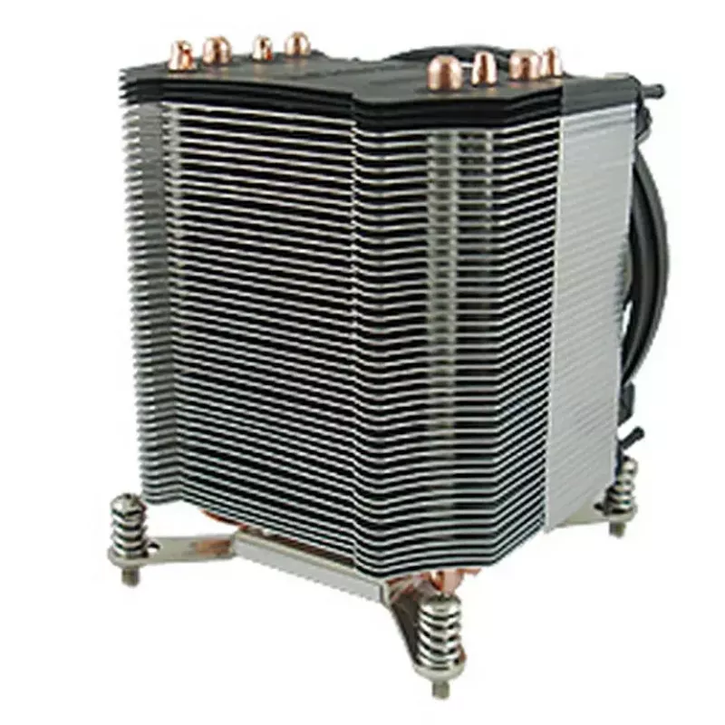 Koeler Inter-Tech K-17 processor 9,2 cm aluminium zwart
