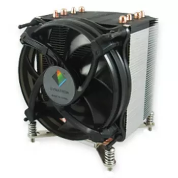 Koeler Inter-Tech K-17 processor 9,2 cm aluminium zwart