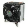 Koeler Inter-Tech K-17 processor 9,2 cm aluminium zwart