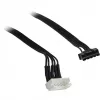 Inter-Tech Argus RS-04 RGB-ventilatorset, 3x 120 mm met 50 cm ledstrip en afstandsbediening, zwart