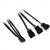 Inter-Tech Argus RS-04 RGB-ventilatorset, 3x 120 mm met 50 cm ledstrip en afstandsbediening, zwart