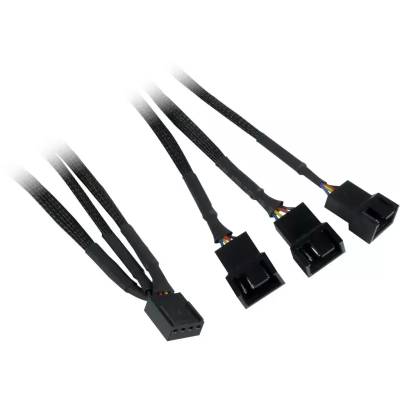Inter-Tech Argus RS-04 RGB-ventilatorset, 3x 120 mm met 50 cm ledstrip en afstandsbediening, zwart